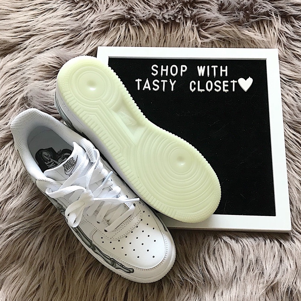 Nike air force1 glow skeletal force sneakers - Picture 8 of 8